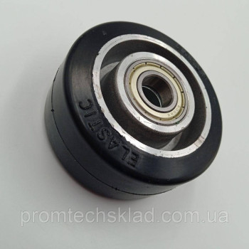 Колесо з еластичної гуми без кронштейна діаметром 100 мм