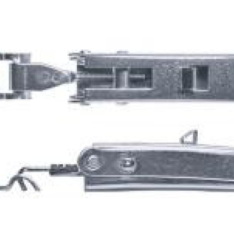 Засувка оцинкована 80F (135-155 х 25 мм)