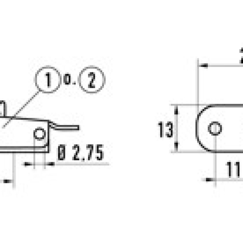 Засувка нержавіюча 0/40F A2 AISI 305 (88 х 29 мм)