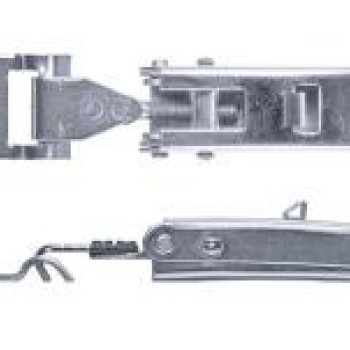 Засувка нержавіюча 65 F А4 AISI 316 (110-126 x 25 мм)