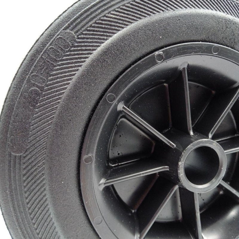 Колесо 200 мм до візка гума/поліпропілен без кронштейна