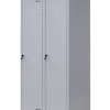 Шафа для одягу 1800х600х500 мм металева двокамерна, однорівнева (без пдв)