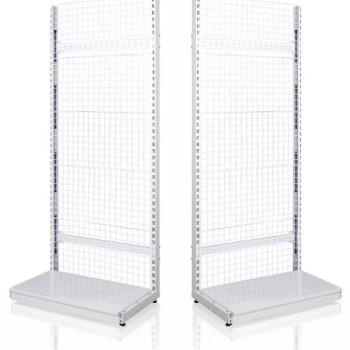 Торговий сітчастий стелаж