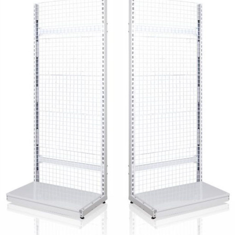 Торговий сітчастий стелаж