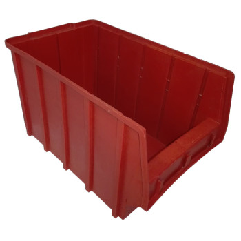 Ящик складський 700 для зберігання метизів червоний 350х210х200 мм.
