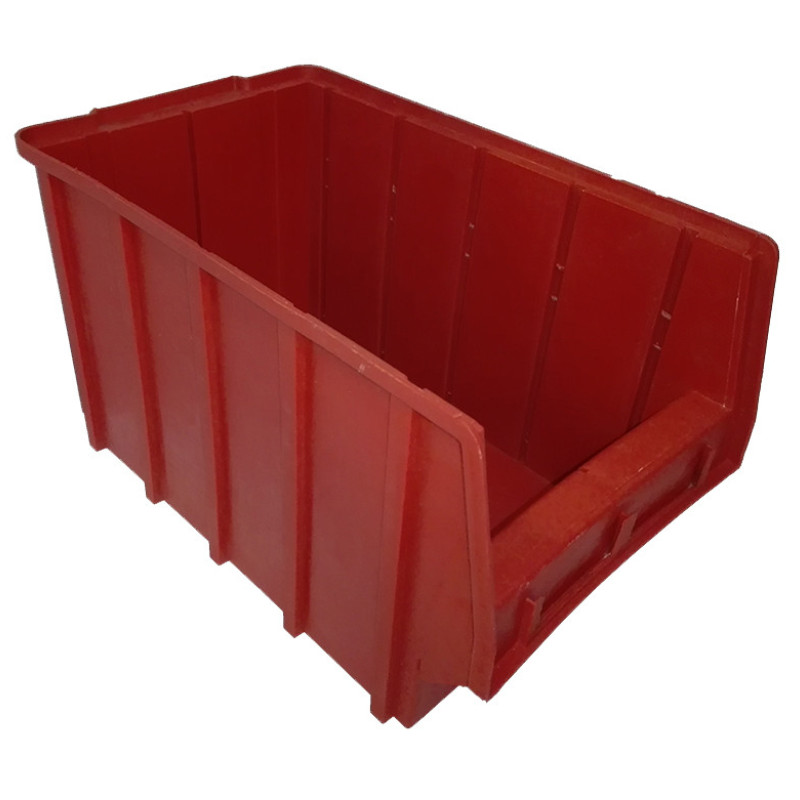Ящик складський 700 для зберігання метизів червоний 350х210х200 мм.