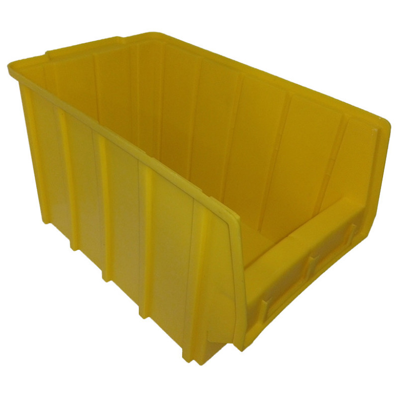 Ящик складський 700 (350х210х200 мм) для зберігання метизів жовтий