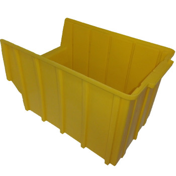 Ящик складський 700 (350х210х200 мм) для зберігання метизів жовтий