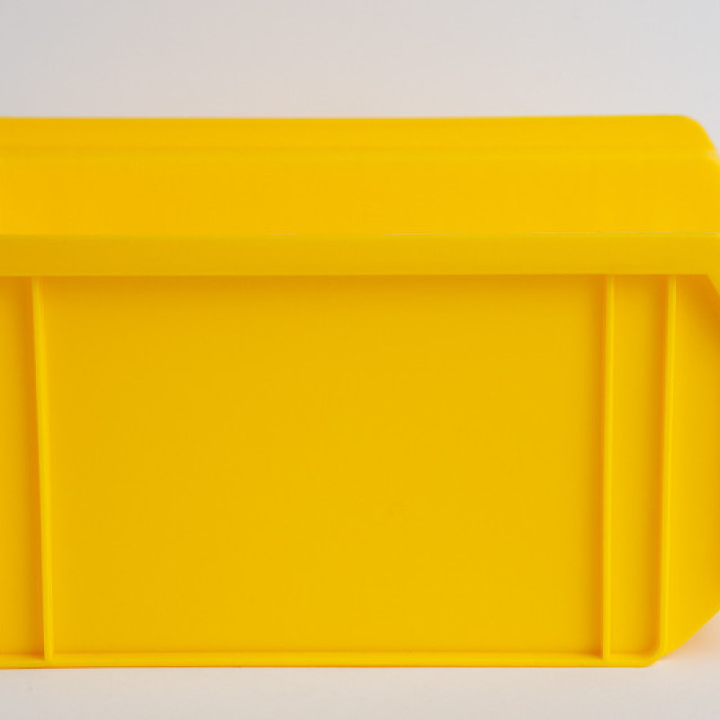 Ящик-контейнер 701 ПРЕМІУМ 230х145х125 мм жовтий для зберігання деталей