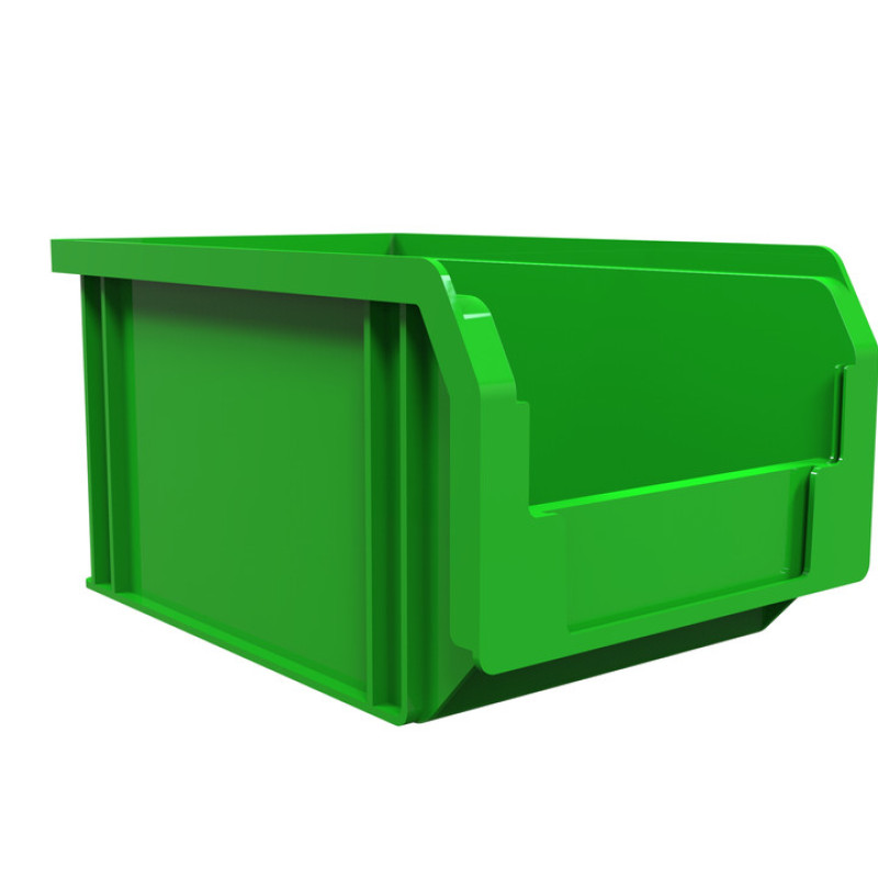 Ящик 701 ПРЕМІУМ 230х145х125 мм зелений для зберігання болтів