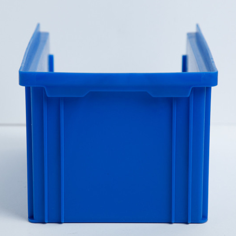 Ящик-лоток 701 ПРЕМІУМ 230х145х125 мм синій складський пластиковий
