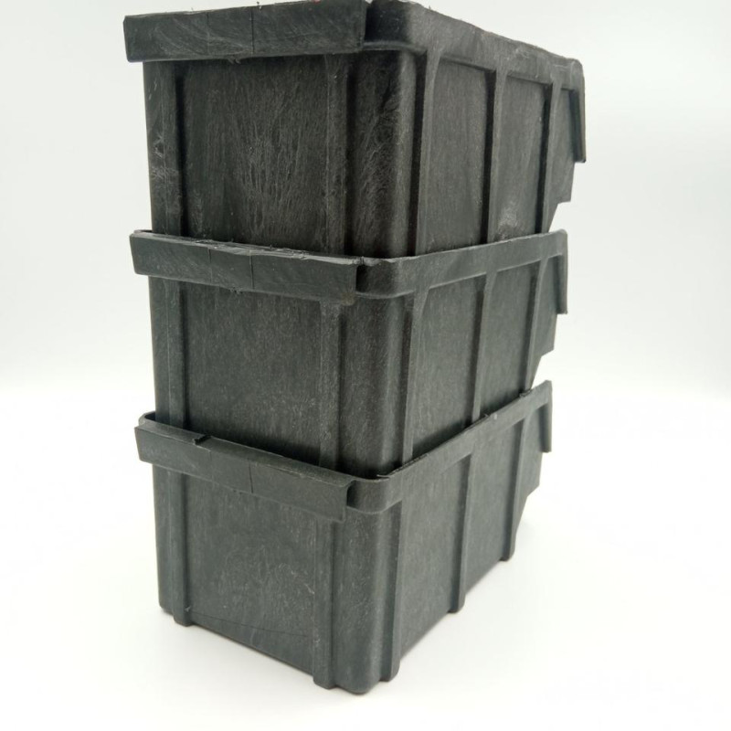 Ящик лоток 702 СТАНДАРТ 155х100х75 мм для зберігання дрібниць чорний