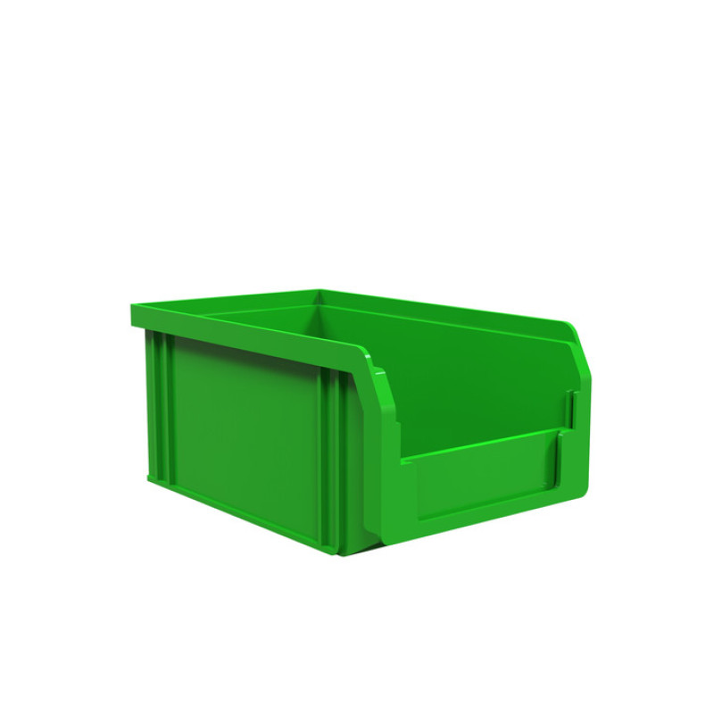 Ящик контейнер 702 для деталей зелений ПРЕМІУМ 170х100х70 мм