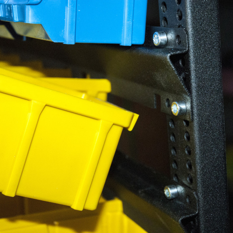 Ящик-лоток 703 ПРЕМІУМ 90х100х50 мм для зберігання метизів жовтий