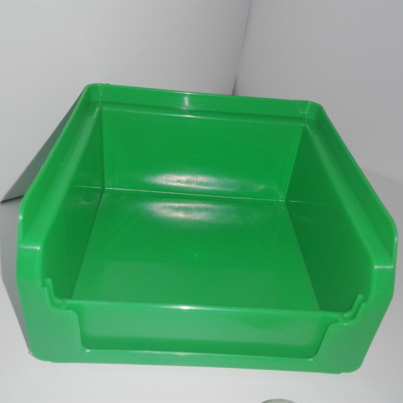 Ящик 703 ПРЕМІУМ 100х100х50 мм для дрібних деталей зелений