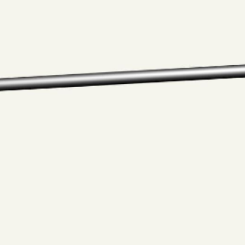 Гачок одинарний з ценникотримачем торгівельні на сітку, довжина - 100 мм