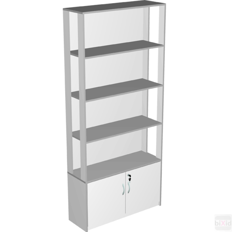 Стелаж пристінний із тумбою