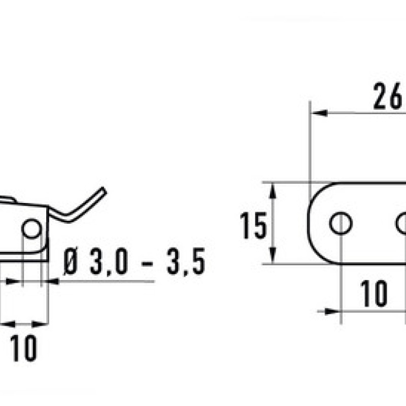 Засувка оцинкована 1/45 (102 х 24 мм)