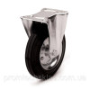 Колесо з неповоротним кронштейном 125 мм для візків (посилений кронштейн)