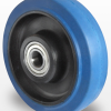 Колесо еластична гума/поліамід 160 мм, підшипник кульковий