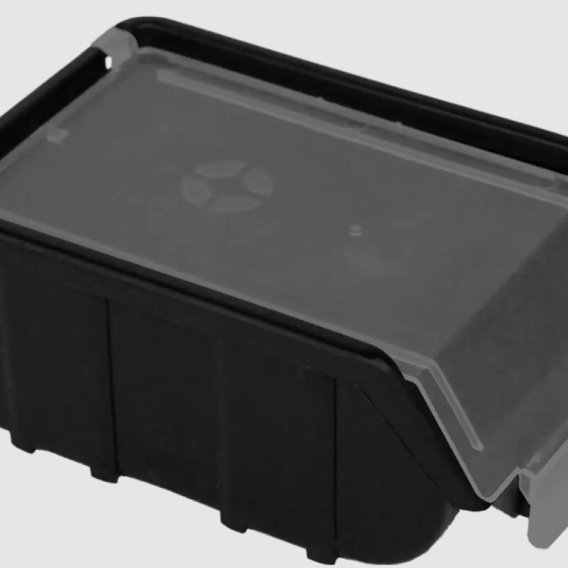 Ящик складський з прозорою кришкою 175х110х75 мм