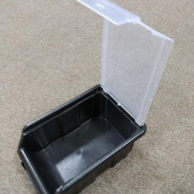 Ящик складський з прозорою кришкою 175х110х75 мм