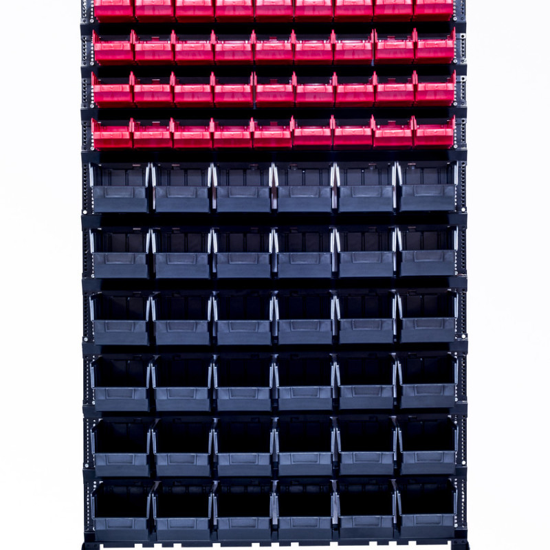 Вітрина для магазину під метизи, висота 1800 мм