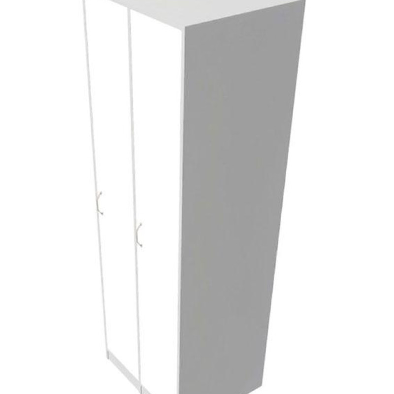 Шафа для одягу з ДСП 2-секційна