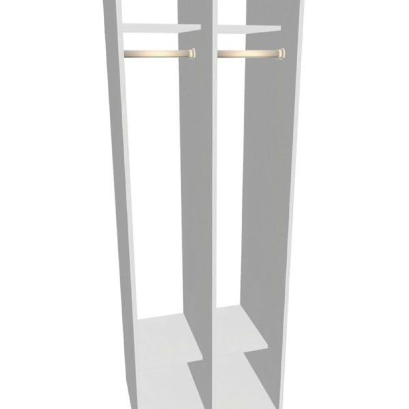 Шафа для одягу з ДСП 2-секційна