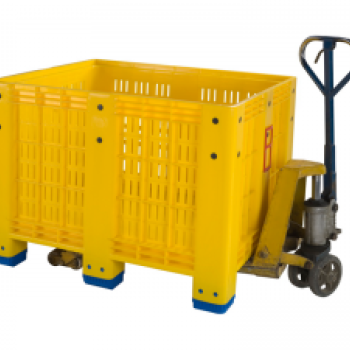 Контейнер 1200х1000х915 на полозах перфорований