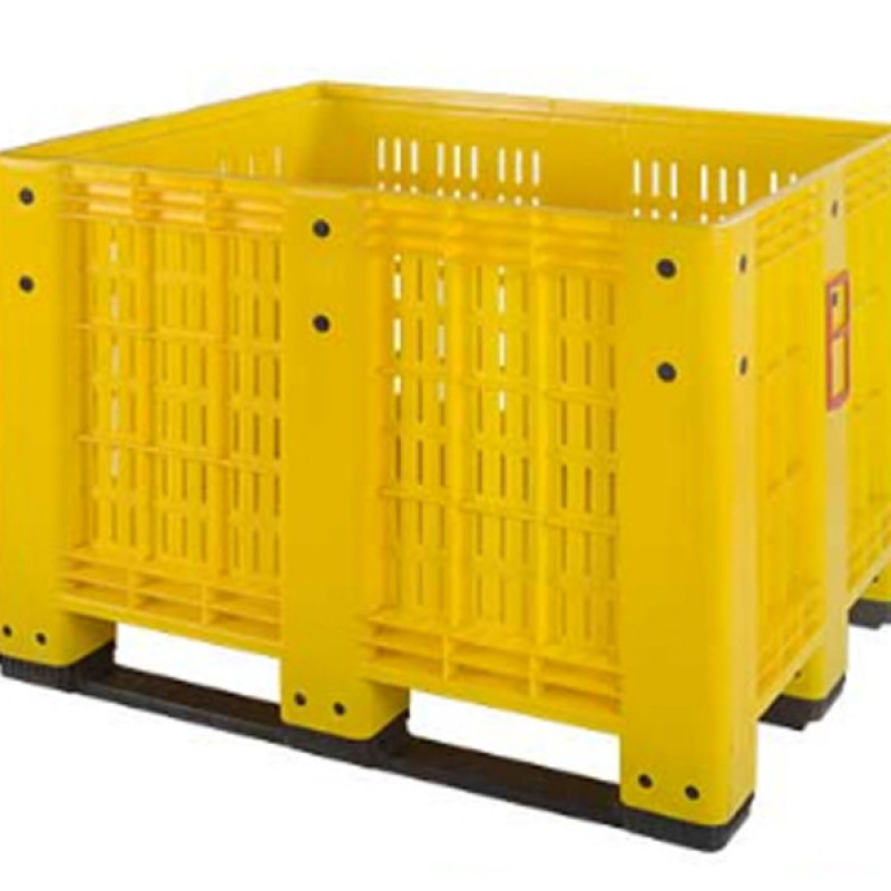 Контейнер 1200х1000х915 на полозах перфорований