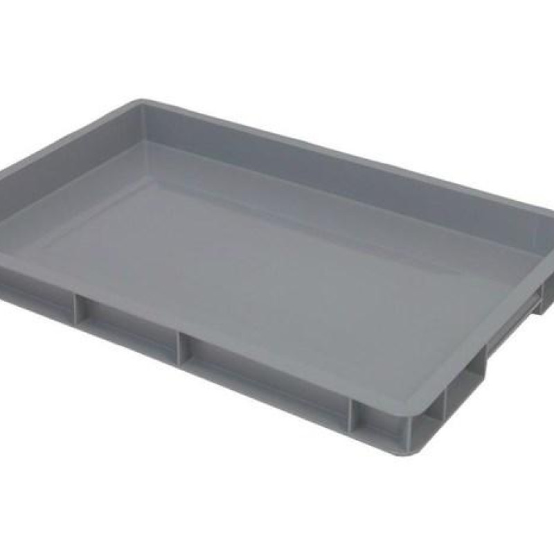 Ящик пластиковий 600х400х50 мм сірий