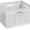 Ящик пластиковий 433*347*283 білий суцільний