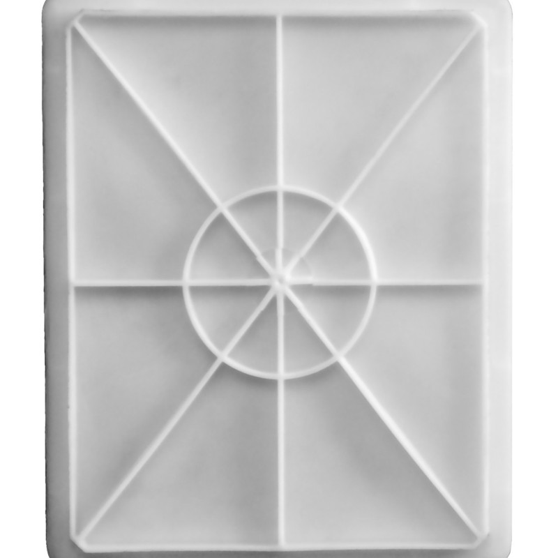 Ящик пластиковий 433*347*283 білий суцільний