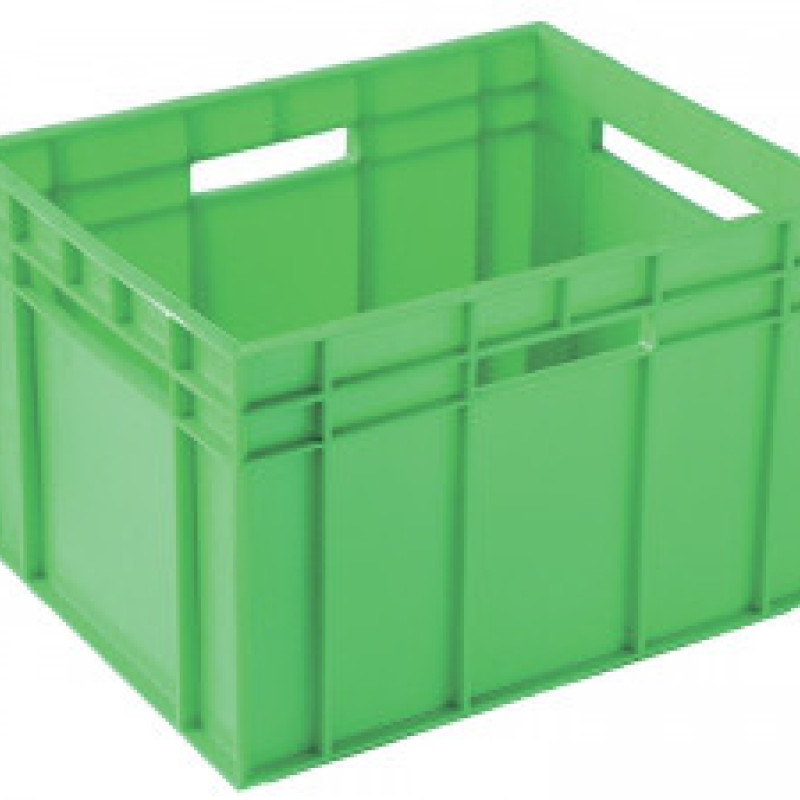 Ящик пластиковий 433*347*283 суцільний кольоровий