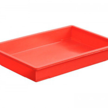 Ящик пластиковий 600х400х80 СІРИЙ