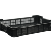 Ящик пластиковий чешка 600х400х110 чорний вторинний
