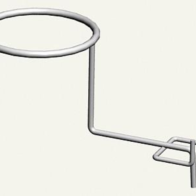 Гачок для шапок плоский,160 мм (варіанти кріплення обрати)