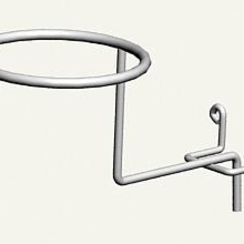 Гачок для шапок плоский,160 мм (варіанти кріплення обрати)