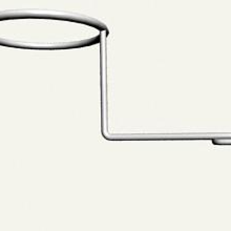 Гачок для шапок плоский,160 мм (варіанти кріплення обрати)