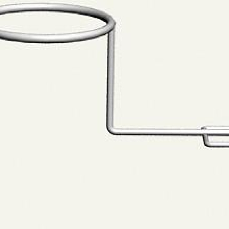 Гачок для шапок плоский,160 мм (варіанти кріплення обрати)