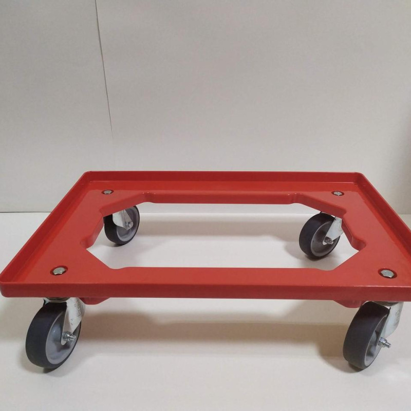 Візок для перевезення ящиків 620х420х130 мм (пластик)