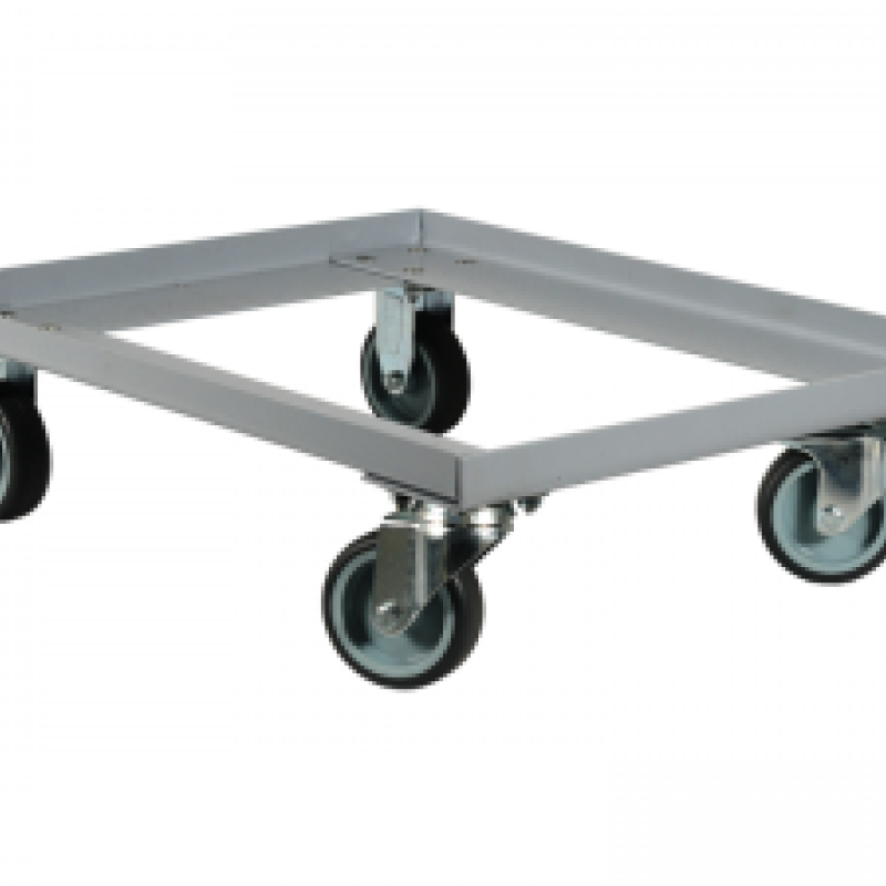 Візок під ящик для молока 453x363х120 мм