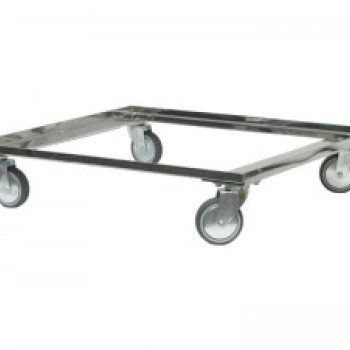 Візок під ящик-лоток для хліба 764x645х140 мм (нержавійка)