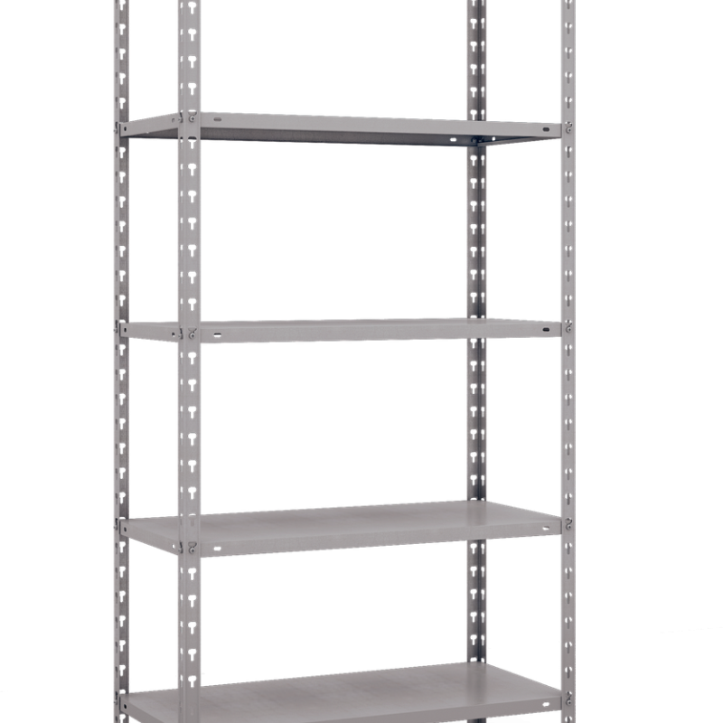 Стелажі металеві з металевою полицею