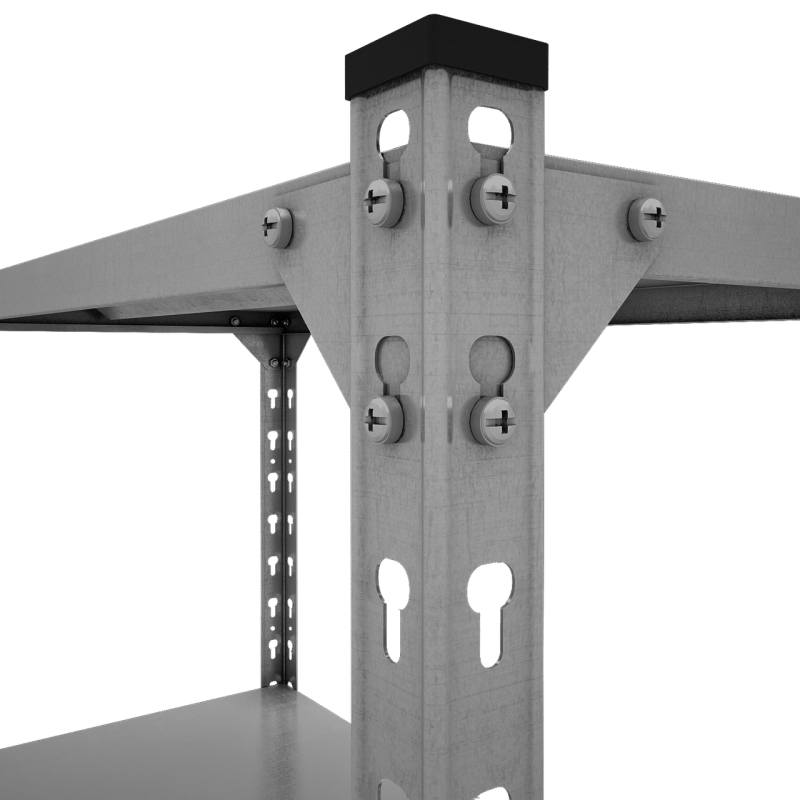 Стелажі металеві з металевою полицею