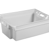 Ящик пластиковий 600х400х200 цілісний білий