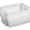 Ящик пластиковий 600х400х200 цілісний білий