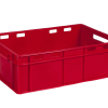 Ящик пластиковий 600х400х190 червоний