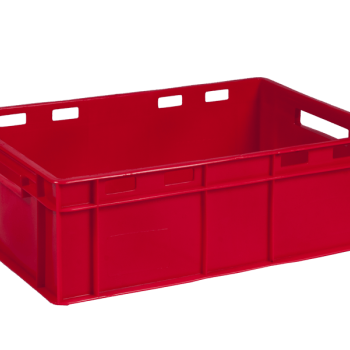 Ящик пластиковий 600х400х190 червоний